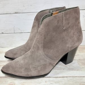 Frye Jennifer ankle boots in grey suede